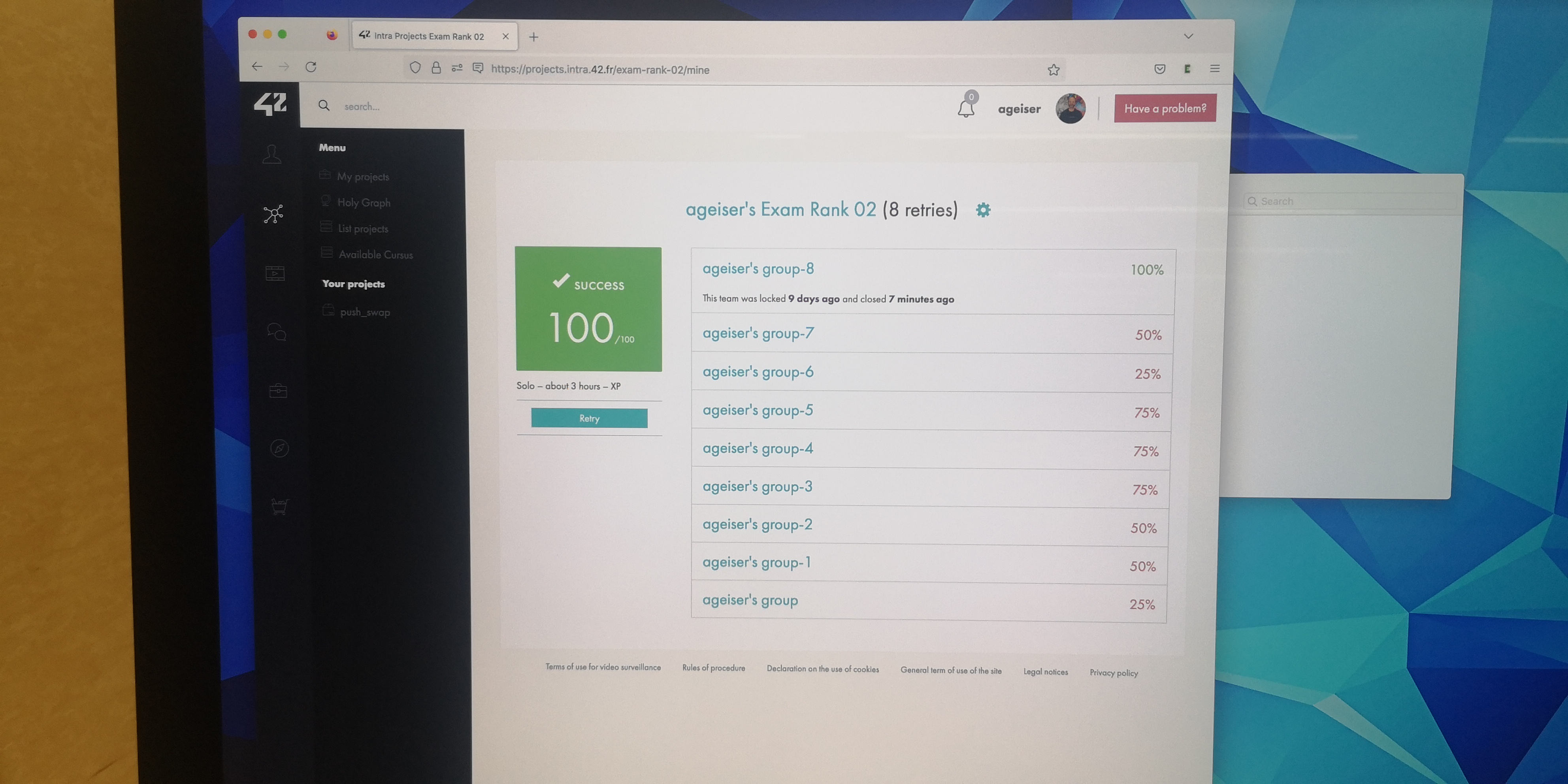 image résultat examen