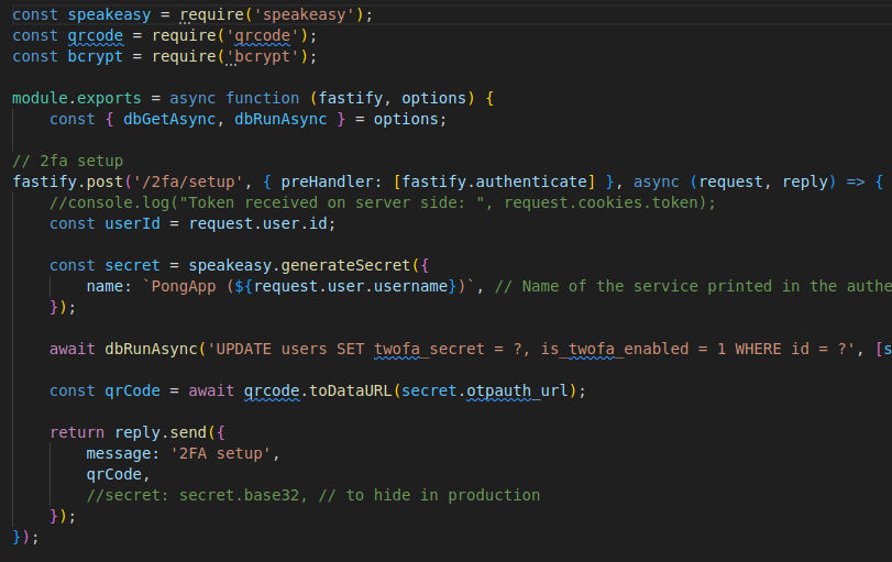 Code JS